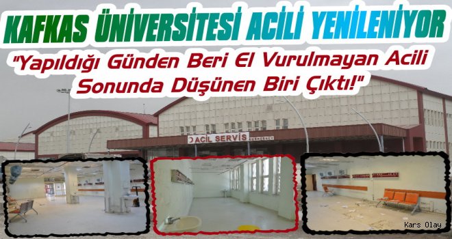 Kafkas Üniversitesi Hastanesi Yenileniyor