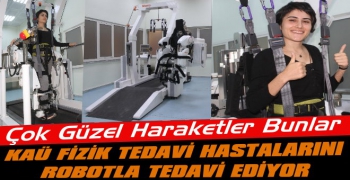 Kafkas Üniversitesi Hastanesinde Robotlu Tedavi Dönemi