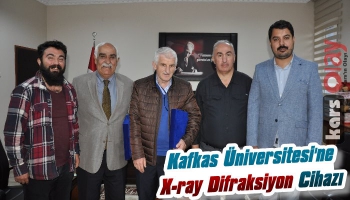 Kafkas Üniversitesi'ne X-ray Difraksiyon Cihazı