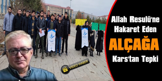 Kafkas Üniversitesi Öğrencilerinden Peygamberimize Hakaret Eden Uğur Kutay'a Tepki 