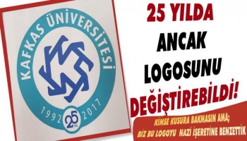 Kafkas Üniversitesinin 25 Yıllık İcraatı Logosu Oldu