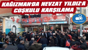 Kağızman'da Belediye Başkanı Nevzat Yıldız’a Coşkulu Karşılama