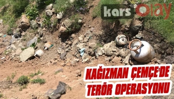 Kağızman'da Çemçe Bölgesine Operasyon