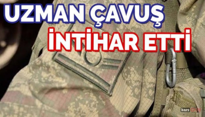 Kağızman'da Uzman Çavuş Silahla İntihar Etti