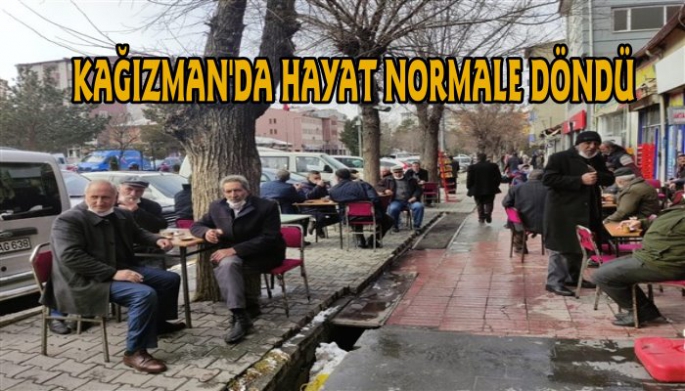 Kağızman'da Yeni normalleşme süreci başladı