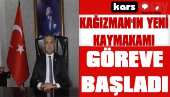 Kağızman'ın Yeni Kaymakamı Göreve Başladı