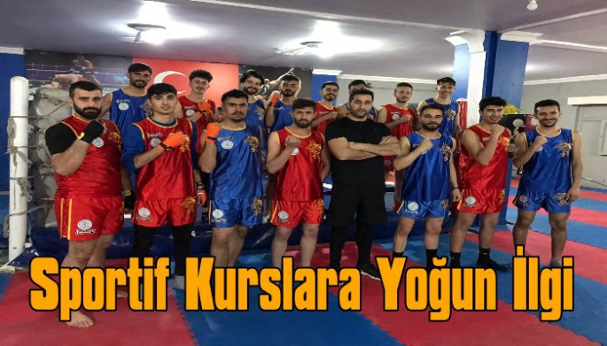 Kağızman Meslek Yüksek Okulunda Açılan  Sportif  Kurslara Yoğun İlgi