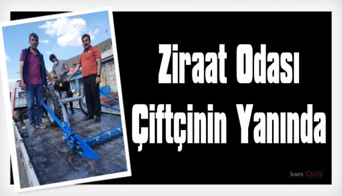 Kağızman  Ziraat Odası'ndan çiftçilere ekipman desteği