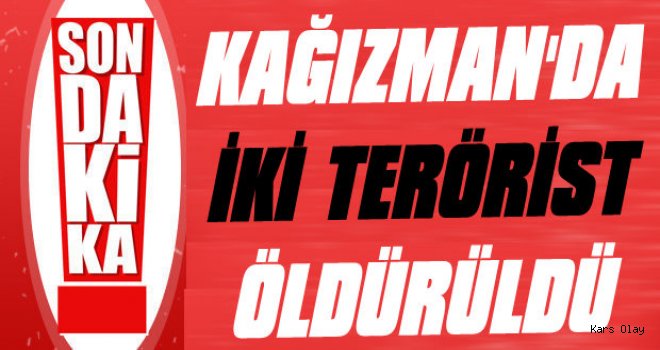 Kağızman'da 2 PKK'lı Öldürüldü