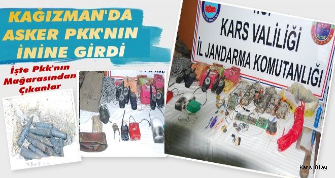 Kağızman’da terör örgütüne darbe