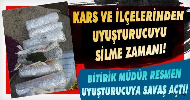 Kağızman'da Uyuşturucu Operasyonu