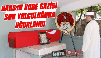 Kağızmanlı Kore Gazisi Son Yolculuğuna Uğurlandı