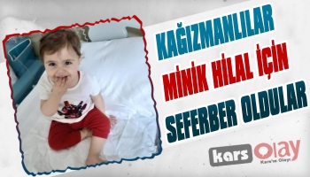 Kağızmanlılar Minik Hilal İçin Seferber Oldular