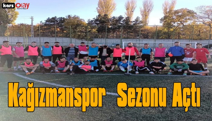 Kağızmanspor Futbol Sezonunu Açtı