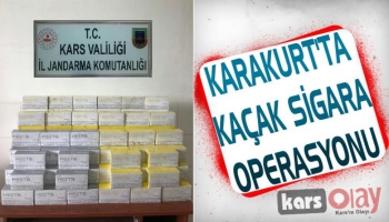 Karakurt'ta Kaçak Sigara Operasyonu