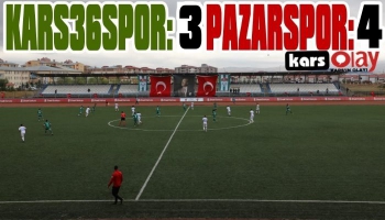 Kars 36 Spor :3 Pazarspor :4