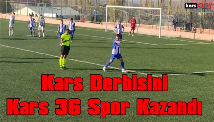 Kars 36 Spor, Kağızman Gençlerbirliği Sporu Tek Golle Yendi 