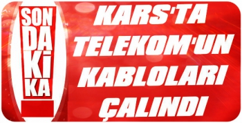 Kars'Ta Telekom'un Kabloları Çalındı