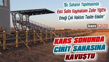 Kars Atlı Cirit İçin Modern Tesise Kavuştu