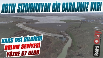 Kars Barajı Yüzde 67 Dolum Seviyesine Ulaştı