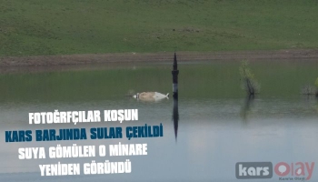 Kars Barajında Sular Çekiliyor