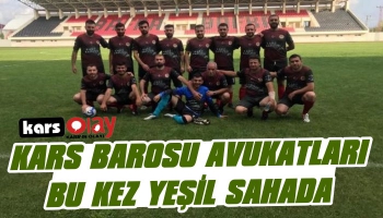 Kars Barosu Avukatları Bu Kez Yeşil Sahalarda