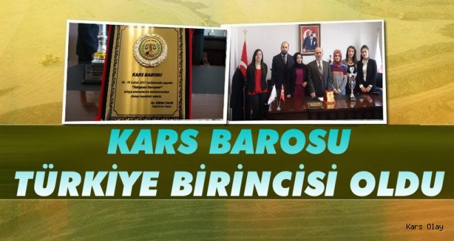 Kars Barosu Türkiye Şampiyonu Oldu