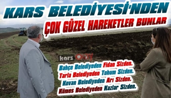 Kars Belediyesi'den Üretim Seferberliği