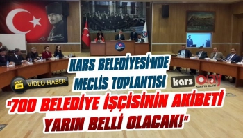 Kars Belediyesi Meclis Toplantısını Yaptı