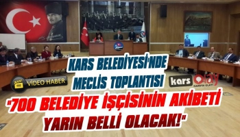 Kars Belediyesi Meclis Toplantısını Yaptı