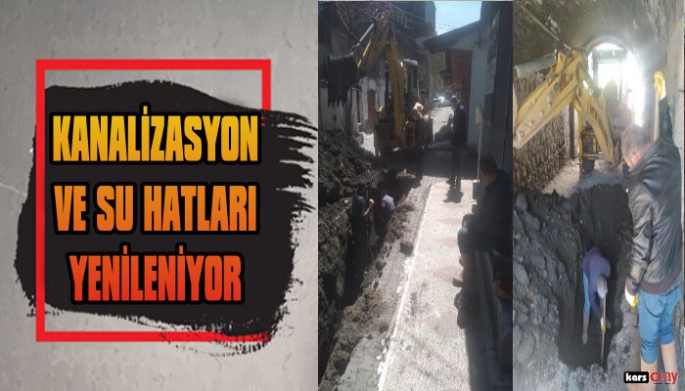 Kars Belediyesi, Su ve Kanalizasyon Hatlarını Yeniliyor