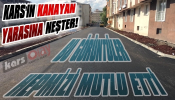 Kars Belediyesi Yol Çalışmalarına Yoğunlaştı