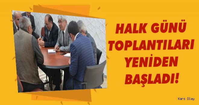 Kars Belediyesi’nde Halk Günü Toplantıları Yeniden Başlıyor