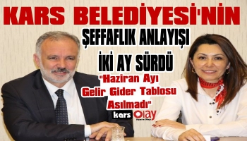 Kars Belediyesinin Şeffaflık Anlayışı İki Ay Sürdü