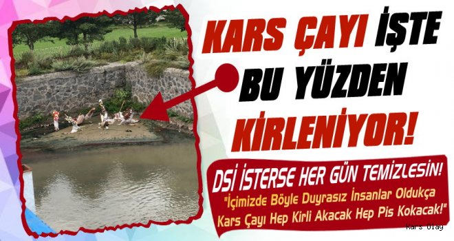 Kars Çayı İşte Bu Yüzden Kirleniyor