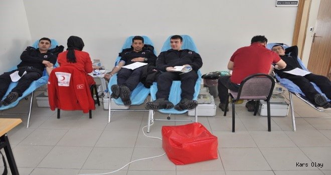 Kars Ceza Evinden Kan Bağışı Kampanyası
