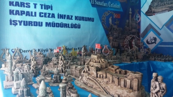 Kars Cezaevi 'Ürün ve El Sanatları Fuarı'nda' 