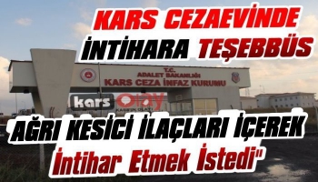 Kars Cezaevinde İntihara Teşebbüs