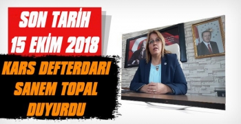 Kars Defterdarından Vergi Borcu Yapılandırma Açıklaması