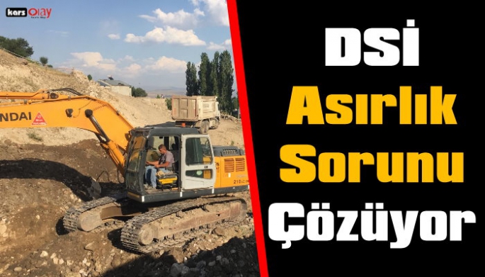 Kars DSİ asırlık sorunu çözüme kavuşturuyor!