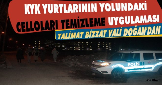 Kars Emniyetinden KYK Yurtlarına Uygulama