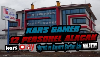 Kars GAMER 12 Personel Alacak