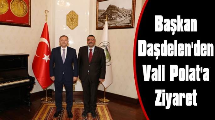 Kars Gazeteciler Cemiyeti Başkanı Ercüment Daşdelen'den Vali Ziya Polat'a Ziyaret