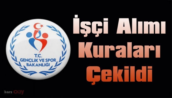 Kars Gençlik Spor İl Müdürlüğü Daimi İşçi Kuraları Çekildi