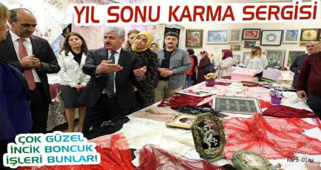 Kars Halk Eğitim Merkezi  Yıl Sonu Karma Sergisi