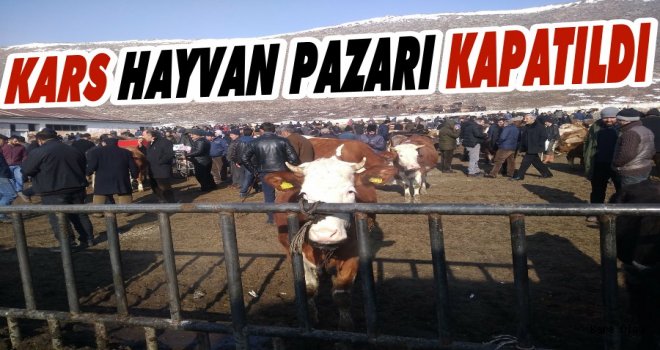 Kars Hayvan Pazarı Kapatıldı