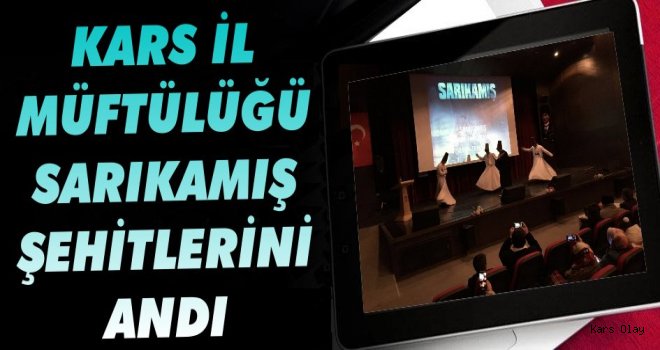 Kars İl Müftülüğü Sarıkamış Şehitlerini Andı