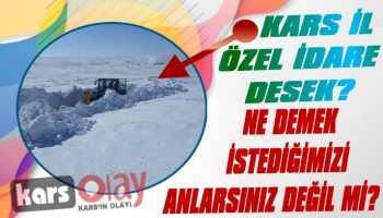 Kars İl Özel İdare Kar Mücadelesinde