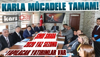 Kars İl Özel İdaresi 2020 Yılı Yatırımları Değerlendirme Toplantısı