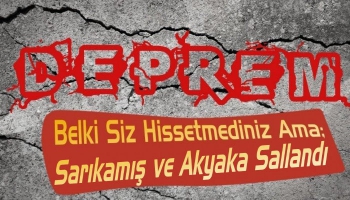 Kars'ın Sarıkamış ve Akyaka İlçelerinde Deprem